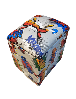 Imagen 2 del producto Pouf Baul Comic Eco Cuero 40x33x50 Rimar