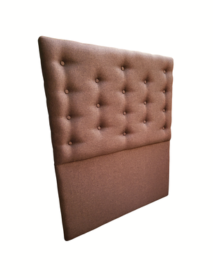 Imagen 2 del producto Respaldo 1.5 Plazas a Piso Botone Café Lino Muebles Rimar