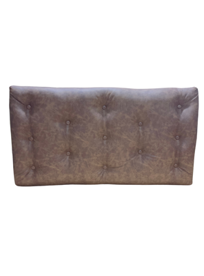 Imagen 1 del producto Respaldo 1 plaza Botone Miel Eco cuero Rimar