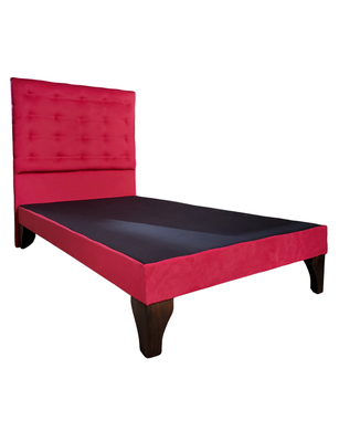 Imagen 2 del producto Base Europea 15P Respaldo Rojo Felpa a Piso Botone