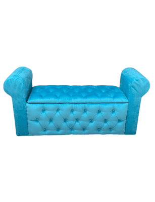 Imagen 2 del producto BANQUETA BAUL CON BRAZOS FELPA CALIPSO 
