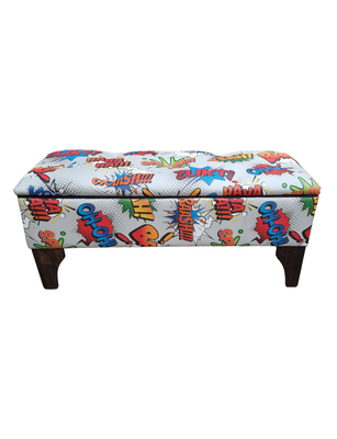 Banqueta  Baul Botone Comic Rimar