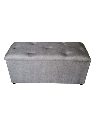 Baul Botone XL Gris Lino 105X40X50X40 Rimar