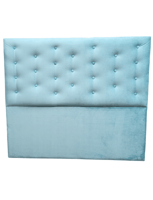 RESPALDO BOTONE A PISO 2P TURQUESA FELPA