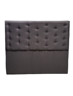 RESPALDO BOTONE A PISO DE 2 PLAZAS CAFE MORO LINO