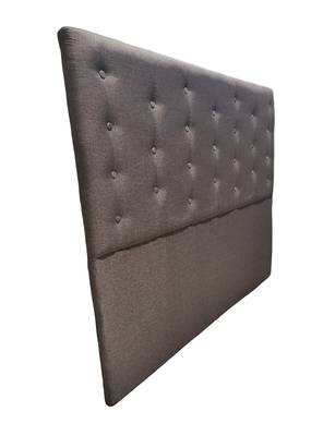 Imagen 2 del producto RESPALDO BOTONE A PISO DE 2 PLAZAS CAFE MORO LINO