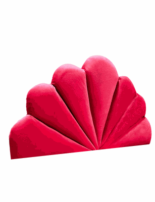 Imagen 2 del producto Respaldo Coral 1 1/2 Rojo Felpa Rimar