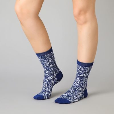 Imagen 2 del producto Pack 2x Calcetín Medio Azul