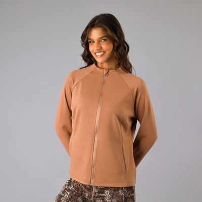 Imagen 2 del producto Polerón Cierre Café