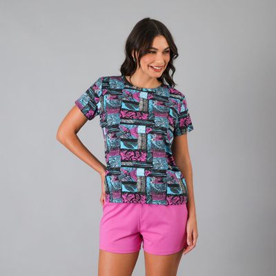 Imagen 2 del producto Pijamas Fls M. Corta + Short