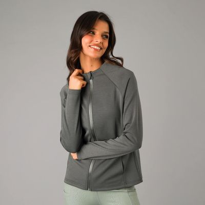 Imagen 2 del producto Polerón Cierre Verde