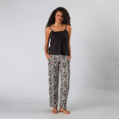 Set Pabilo + Pantalon Satin Print
