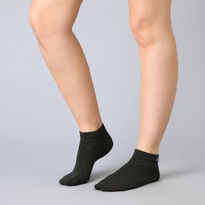 Imagen 2 del producto Calcetín 3X Pack Corto Bordado Gris