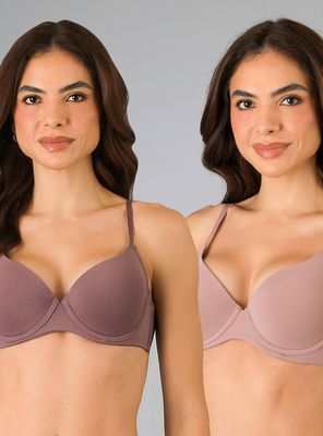 Imagen 1 del producto Pack 2X Sostén Perfect Cover Microprint