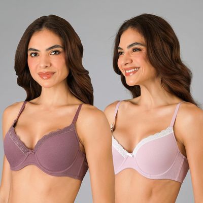 Imagen 1 del producto Pack 2X Sostén con Cobertura Perfecta