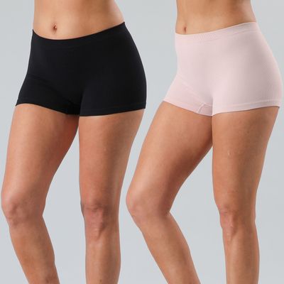 Pack 2x Boxer Mini Rib Seamless Basic