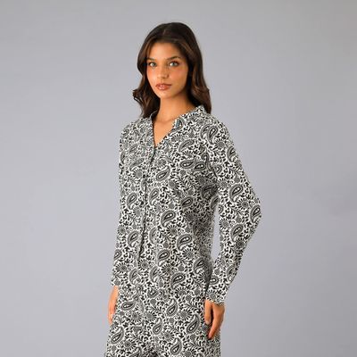 Imagen 2 del producto Set Camisero + Pantalón Cuello Mao