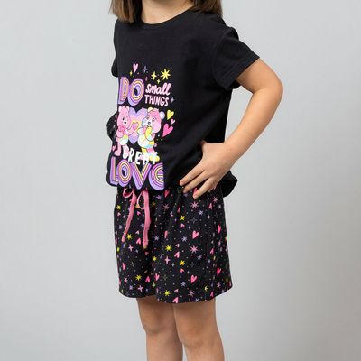 PIJAMA 2P M/CORTA + SHORT  CARIÑOSITOS