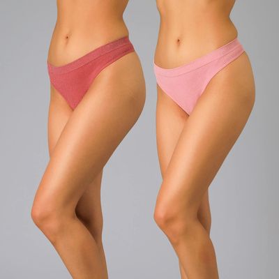 Imagen 1 del producto Pack 2X Colaless Seamless Rib Lurex
