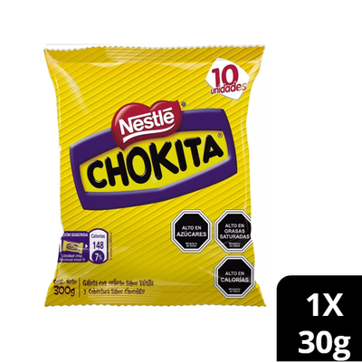 Galleta Bañada Chokita Multipack 10x30g
