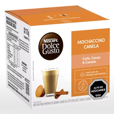 Café NESCAFÉ DOLCE GUSTO® Mochaccino Canela 10 Cápsulas
