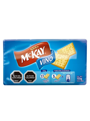 Galletas MCKAY® Vino 155g X6