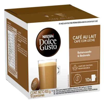 Café NESCAFÉ DOLCE GUSTO® Café Au Lait 10 Cápsulas