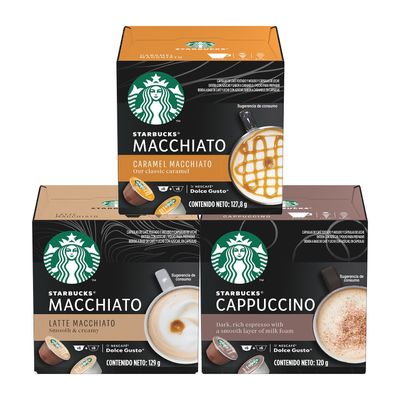 Capsulas de Café STARBUCKS® Lacteadas - X3 Cajas