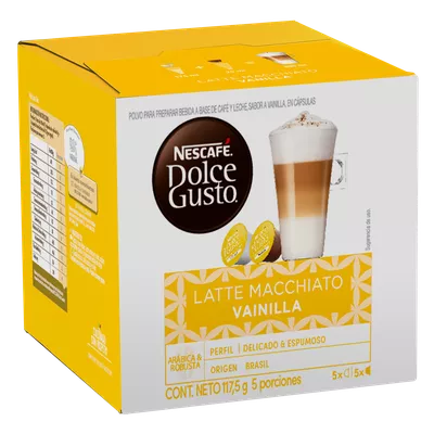 Café NESCAFÉ DOLCE GUSTO® Latte Macchiato Vanilla 10 Cápsulas