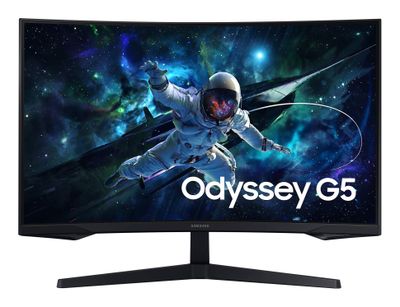 Monitor Gamer Curvo 32"" Odyssey G55C Samsung, QHD, 165Hz, 1ms(MPRT), 1000R , AMD FreeSync