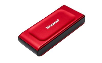 Imagen 2 del producto Disco Portatíl SSD Externo Kingston XS1000 1TB USB 3.2 Gen 2 Rojo, Lectura 1050MB/s