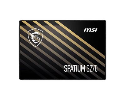 Unidad SSD MSI SPATIUM S270, 480GB, SATA III, 2.5"", 3D NAND