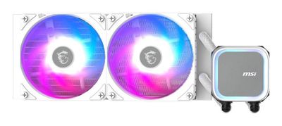 Refrigeracion Liquida MSI MAG CORELIQUID A13 240 WHITE 240mm ARGB, Intel y AMD