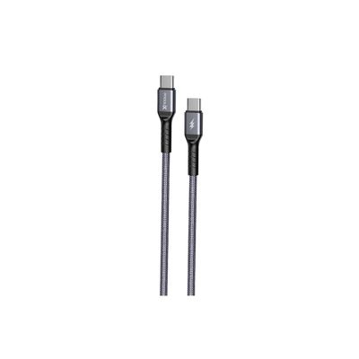 Imagen 2 del producto Cable USB-C a USB-C Motomo, Carga Rápida 25W, Color Negro