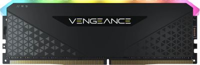 Imagen 2 del producto Memoria RAM Corsair Vengeance RGB 8GB DDR5 5200MT s CL40 Intel XMP Negro