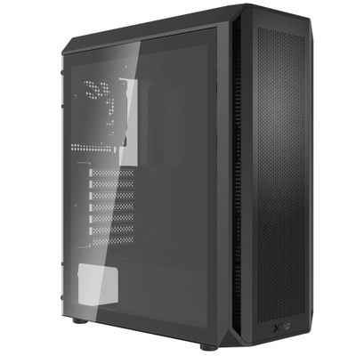 Imagen 1 del producto Gabinete Gamer XPG VALOR AIR PLUS, Vidrio Templado de 3mm, ATX, Micro-ATX, Color Negro