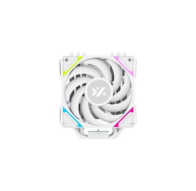 Imagen 2 del producto Disipador para CPU XYZ THERMAX 6, 1x Ventilador Vortex 120mm, 6 Heatpipes, A-RGB, Blanco 
