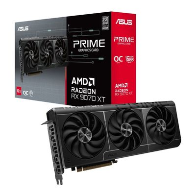 Tarjeta de Video ASUS Prime Radeon RX 9070 XT OC Edition 16GB GDDR6 256 bit PCI e 5 0