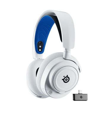 Audífonos Gamer Inalámbrico Steelseries Arctis Nova 7P, PS5, Color Blanco