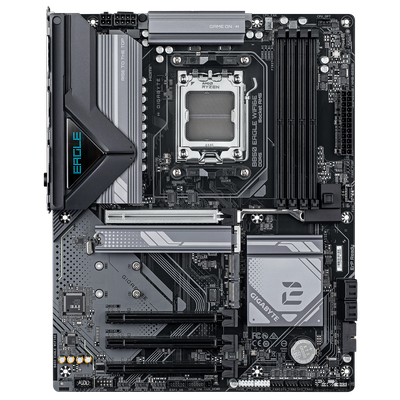 Imagen 2 del producto Placa Madre GIGABYTE B850 EAGLE WIFI6E, Socket AM5, 4x DDR5, 3x M.2, PCIe 5.0, X3D Turbo Mode