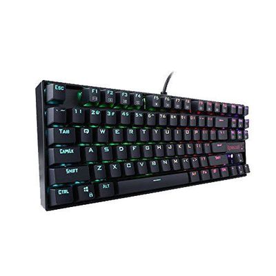 Imagen 2 del producto Teclado Gamer Redragon Kumara K552 RGB, TKL, Switch Red, Español, Black
