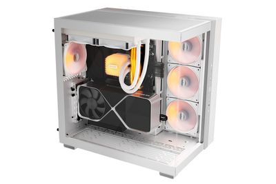 Imagen 2 del producto Gabinete Gamer Be quiet! Light Base 600 DX White, ARGB 77 LED, ATX, Color Blanco