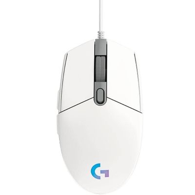 Imagen 2 del producto Mouse Gamer Logitech G203 RGB LIGHTSYNC, 6 botones programables, 8.000 DPI, White