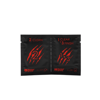 Imagen 2 del producto Toallitas de Limpieza Thermal Grizzly 10 unidades