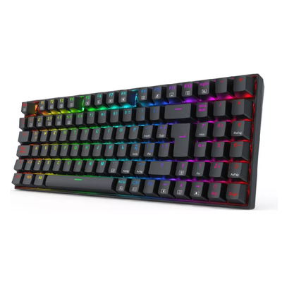 Imagen 2 del producto Teclado Gamer Redragon Ziggs K669-RGB, Red Switch, Español, Color Negro