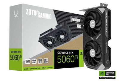 Tarjeta de Video ZOTAC GAMING NVIDIA GeForce RTX 5060 Ti 16GB Twin Edge OC 16GB GDDR7 128 bit