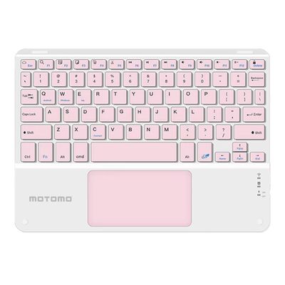 Imagen 2 del producto  Teclado Inalámbrico Motomo BD-136A, Bluetooth, Color Rosa 