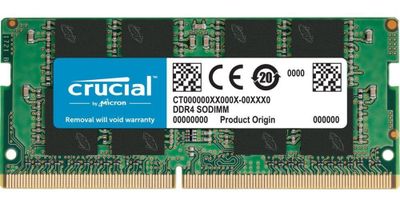 Memoria Ram DDR4 8GB 3200MHz Crucial SO-DIMM, CL22, Non-ECC, 1.2V