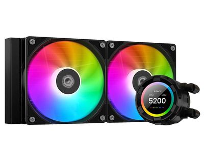 Imagen 1 del producto Refrigeraci n L quida ID Cooling SL240 XE Pantalla LCD 2 1 240mm AMD Intel ARGB