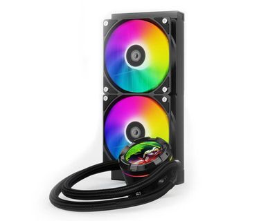 Imagen 2 del producto Refrigeraci n L quida ID Cooling SL240 XE Pantalla LCD 2 1 240mm AMD Intel ARGB